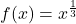 f(x)=x^{\frac{1}{3}}