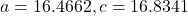 a=16.4662, c=16.8341