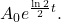 A_{0}e^{\frac{\ln 2}{2}t}.