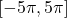 [-5\pi,5\pi]