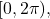 [0, 2\pi),