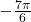 -\frac{7\pi}{6}