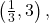 \left(\frac{1}{3},−3\right),