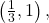 \left(\frac{1}{3},−1\right),